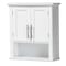 Baxton Studio Turner Modern and Contemporary White Finished Wood 2-Door Bathroom Wall Storage Cabinet 189-11337-ZORO - alternate 2